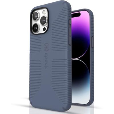 Speck CandyShell iPhone 15 Pro Max hoes, ontworpen voor MagSafe, valbescherming, krasbestendig, voelt zacht aan, telefoonhoes van 6,7 inch, blauw Speck CandyShell iPhone 15 Pro Max hoes, ontworpen voor MagSafe, valbescherming, krasbestendig, voelt zacht aan, telefoonhoes van 6,7 inch, blauw