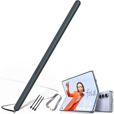 BAILI Galaxy S Pen Fold Edition voor Galaxy Z Fold 6 Slim S-Pen/Galaxy Z Fold 5 SPens, vervangende S Pen voor Z Fold4/Fold3 + 3 punten/punten, drukniveau pen 4096 grijs-B BAILI Galaxy S Pen Fold Edition voor Galaxy Z Fold 6 Slim S-Pen/Galaxy Z Fold 5 SPens, vervangende S Pen voor Z Fold4/Fold3 + 3 punten/punten, drukniveau pen 4096 grijs-B