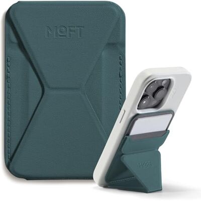 MOFT MagSafe Portemonneehouder voor iPhone 15/14/13/12 serie, compatibel met MagSafe, kaarthouder en houder van MOVAS plantaardig leer met 3 kijkhoeken, 2 kaarthouders (jungle) MOFT MagSafe Portemonneehouder voor iPhone 15/14/13/12 serie, compatibel met MagSafe, kaarthouder en houder van MOVAS plantaardig leer met 3 kijkhoeken, 2 kaarthouders (jungle)