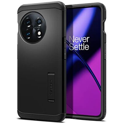 Spigen Tough Armor beschermhoes compatibel met OnePlus 11 zwart Spigen Tough Armor beschermhoes compatibel met OnePlus 11 zwart