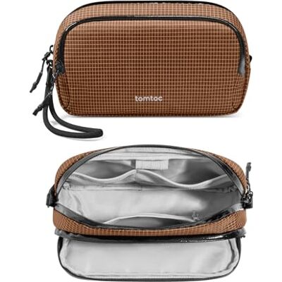 tomtoc Opbergtas voor kabel, Tech Pouch, kabel-opbergdoos, accessoires Reis draagbare kabelorganizer voor technische accessoires, powerbank, mobiele telefoon, AirPods, dagelijkse voorwerpen tomtoc Opbergtas voor kabel, Tech Pouch, kabel-opbergdoos, accessoires Reis draagbare kabelorganizer voor technische accessoires, powerbank, mobiele telefoon, AirPods, dagelijkse voorwerpen