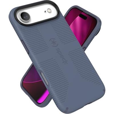 Speck CANDYSHELL Grip + MS Hoesje voor iPhone 17 Air Mystery Blue/Washed Denim Dunne beschermende handgreep Valbescherming Compatibel met MagSafe Speck CANDYSHELL Grip + MS Hoesje voor iPhone 17 Air Mystery Blue/Washed Denim Dunne beschermende handgreep Valbescherming Compatibel met MagSafe