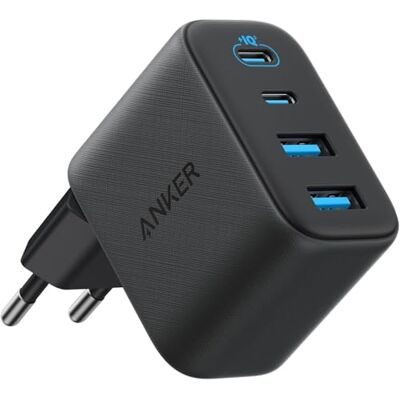 Anker Zolo USB C-oplader, wandadapter 4 poorten met uitgang 50 W, max. 2 USB-C-poorten en 2 USB-A-poorten, compact en stabiel, voor iPhone 17/16, MacBook, iPad, Pixel, Galaxy en meer (kabel niet inbegrepen) Anker Zolo USB C-oplader, wandadapter 4 poorten met uitgang 50 W, max. 2 USB-C-poorten en 2 USB-A-poorten, compact en stabiel, voor iPhone 17/16, MacBook, iPad, Pixel, Galaxy en meer (kabel niet inbegrepen)