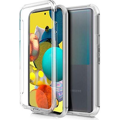 Cool Beschermhoes voor Samsung A515 Galaxy A51 5G (transparant voor voor- en achterkant) Cool Beschermhoes voor Samsung A515 Galaxy A51 5G (transparant voor voor- en achterkant)