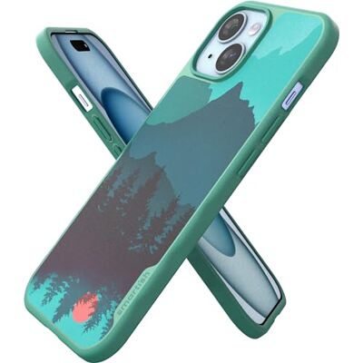 Smartish Gripmunk Magnetische beschermhoes voor iPhone 15, licht en beschermend, dunne beschermhoes met microvezelvoering voor Apple iPhone 15, bergen in beweging Smartish Gripmunk Magnetische beschermhoes voor iPhone 15, licht en beschermend, dunne beschermhoes met microvezelvoering voor Apple iPhone 15, bergen in beweging