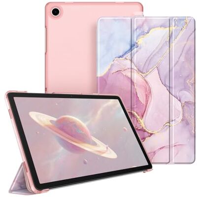 FINTIE Beschermhoes voor Samsung Galaxy Tab A11 Plus (A11+)/Tab A9 Plus (A9 Matte transparante hoes, harde hoes, dunne en lichte hoes, glorieus marmer FINTIE Beschermhoes voor Samsung Galaxy Tab A11 Plus (A11+)/Tab A9 Plus (A9 Matte transparante hoes, harde hoes, dunne en lichte hoes, glorieus marmer