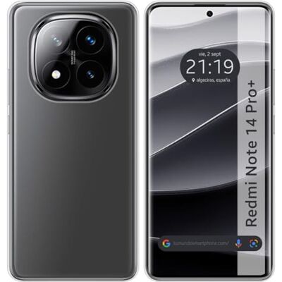 Tumundosmartphone Transparante TPU-siliconen hoes voor Xiaomi Redmi Note 14 Pro+ Plus 5G Tumundosmartphone Transparante TPU-siliconen hoes voor Xiaomi Redmi Note 14 Pro+ Plus 5G