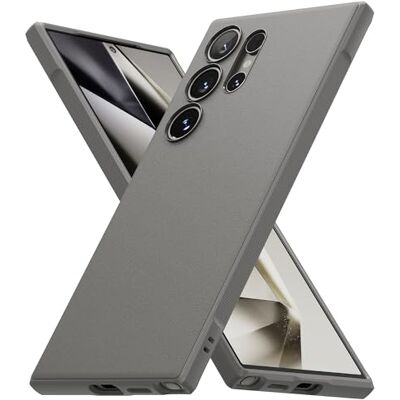 Ringke Hoesje voor Samsung Galaxy S24 Ultra Case Onyx Grijs Schokabsorberende bescherming, ultradun, flexibele achterkant, zachte bumper, antislip, krasbestendig, anti-vergeling Ringke Hoesje voor Samsung Galaxy S24 Ultra Case Onyx Grijs Schokabsorberende bescherming, ultradun, flexibele achterkant, zachte bumper, antislip, krasbestendig, anti-vergeling