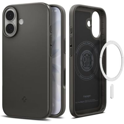 Spigen Thin Fit MagFit iPhone 17 hoesje, [Ultradun, valtest militair niveau Hoes met knop voor camerabediening, luchtkussentechnologie, bescherming van militaire kwaliteit Spigen Thin Fit MagFit iPhone 17 hoesje, [Ultradun, valtest militair niveau Hoes met knop voor camerabediening, luchtkussentechnologie, bescherming van militaire kwaliteit