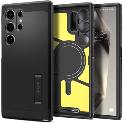 Spigen Tough Armor MagFit-behuizing voor Samsung Galaxy S24 Ultra 5G Zwart Spigen Tough Armor MagFit-behuizing voor Samsung Galaxy S24 Ultra 5G Zwart
