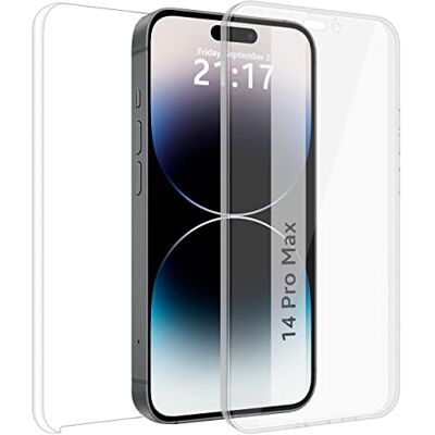Tumundosmartphone Dubbele hoes transparant PC + TPU Full Body 360, compatibel met iPhone 14 Pro MAX (6.7) Tumundosmartphone Dubbele hoes transparant PC + TPU Full Body 360, compatibel met iPhone 14 Pro MAX (6.7)