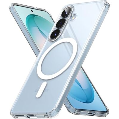 Ringke Beschermhoes voor Samsung Galaxy S26 Case Fusion Magnetic Clear Transparant, magnetisch, ultradun, robuust, harde achterkant, zachte bumper, schokbestendig, geïntegreerde magneetring Ringke Beschermhoes voor Samsung Galaxy S26 Case Fusion Magnetic Clear Transparant, magnetisch, ultradun, robuust, harde achterkant, zachte bumper, schokbestendig, geïntegreerde magneetring