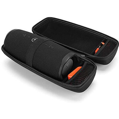 ProCase JBL Charge 5 schokbestendige hoes, JBL Charge 4, JBL Charge 3, harde EVA-beschermhoes met 2 netvakken, buitenkant van EVA, schokbestendig, duurzaam, binnen, stevig, zwart ProCase JBL Charge 5 schokbestendige hoes, JBL Charge 4, JBL Charge 3, harde EVA-beschermhoes met 2 netvakken, buitenkant van EVA, schokbestendig, duurzaam, binnen, stevig, zwart