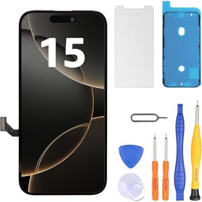 LL TRADER Display voor iPhone 15, 6,1 inch LCD-vervanging en reparatiesets LL TRADER Display voor iPhone 15, 6,1 inch LCD-vervanging en reparatiesets