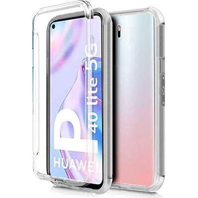 Cool Beschermhoes voor Huawei P40 Lite 5G (transparant voor voor- en achterkant) Cool Beschermhoes voor Huawei P40 Lite 5G (transparant voor voor- en achterkant)