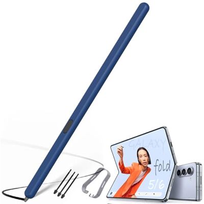 BAILI Galaxy S Pen Fold Edition voor Galaxy Z Fold 6 Slim S-Pen/Galaxy Z Fold 5 SPens, vervangende S Pen voor Z Fold4/Fold3 + 3 punten/punten, drukniveau pen 4096 blauw BAILI Galaxy S Pen Fold Edition voor Galaxy Z Fold 6 Slim S-Pen/Galaxy Z Fold 5 SPens, vervangende S Pen voor Z Fold4/Fold3 + 3 punten/punten, drukniveau pen 4096 blauw