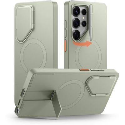 SURITCH Magnetische beschermhoes compatibel met Samsung Galaxy S25 Ultra, met camera-afdekking en verstelbare metalen houder, schokbestendig, dun, beschermhoes voor Galaxy S25 Ultra 5G (2025 SURITCH Magnetische beschermhoes compatibel met Samsung Galaxy S25 Ultra, met camera-afdekking en verstelbare metalen houder, schokbestendig, dun, beschermhoes voor Galaxy S25 Ultra 5G (2025
