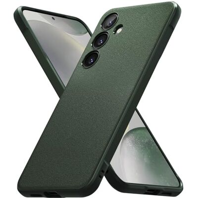 Ringke Hoesje voor Samsung Galaxy S24 Plus Case Onyx Dark Green Schokabsorberende bescherming, ultradun, flexibele achterkant, zachte bumper, antislip, krasbestendig, anti-vergeling Ringke Hoesje voor Samsung Galaxy S24 Plus Case Onyx Dark Green Schokabsorberende bescherming, ultradun, flexibele achterkant, zachte bumper, antislip, krasbestendig, anti-vergeling
