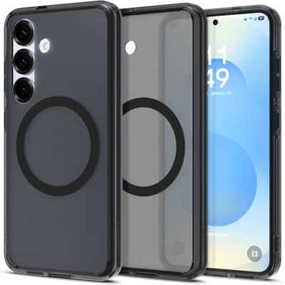 Spigen Ultra Hybrid MagFit beschermhoes compatibel met Samsung Galaxy S25 Frost zwart Spigen Ultra Hybrid MagFit beschermhoes compatibel met Samsung Galaxy S25 Frost zwart