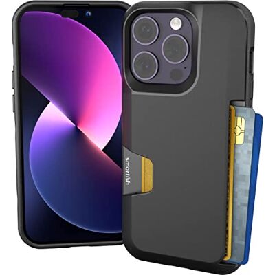 Smartish ® Portemonneehoesje voor iPhone 14 Pro, Wallet Slayer Vol. 1, slanke hoes met verborgen creditcardsleuf, valbestendig, compatibel met iPhone 14 Pro Black Tie Smartish ® Portemonneehoesje voor iPhone 14 Pro, Wallet Slayer Vol. 1, slanke hoes met verborgen creditcardsleuf, valbestendig, compatibel met iPhone 14 Pro Black Tie