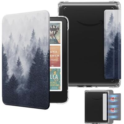 MoKo Afneembare magnetische hoes voor gloednieuwe 17,8 cm e-reader 12e generatie 2024 en kleur 2024/2025, ultraheldere achterkant, krasbestendig licht en shell hoes met automatische wake/slap, niet Detachable,Ultra Clear Back, Scratch-Proof, Light Shell MoKo Afneembare magnetische hoes voor gloednieuwe 17,8 cm e-reader 12e generatie 2024 en kleur 2024/2025, ultraheldere achterkant, krasbestendig licht en shell hoes met automatische wake/slap, niet Detachable,Ultra Clear Back, Scratch-Proof, Light Shell