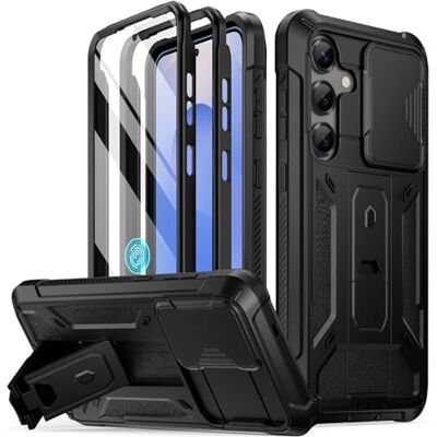 Poetic Spartan Beschermhoes voor Galaxy S25 6,2 inch, schuifcamerahoes, displaybescherming, compatibel met vingerafdruk-identificatie, S25 telefoonhoesje van militaire kwaliteit Poetic Spartan Beschermhoes voor Galaxy S25 6,2 inch, schuifcamerahoes, displaybescherming, compatibel met vingerafdruk-identificatie, S25 telefoonhoesje van militaire kwaliteit