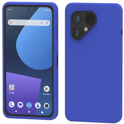 foto-kontor Beschermhoes compatibel met Fairphone 5, TPU-rubber, donkerblauw, randbescherming, hoekbescherming foto-kontor Beschermhoes compatibel met Fairphone 5, TPU-rubber, donkerblauw, randbescherming, hoekbescherming