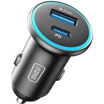 INIU 66 W USB-sigarettenaansteker, 33 W USB C + 30 W USB A snel opladen autolader voor iPhone 16 15 14 13 12 Pro Max Mini Plus Samsung Galaxy S23 iPad AirPods Switch enz INIU 66 W USB-sigarettenaansteker, 33 W USB C + 30 W USB A snel opladen autolader voor iPhone 16 15 14 13 12 Pro Max Mini Plus Samsung Galaxy S23 iPad AirPods Switch enz