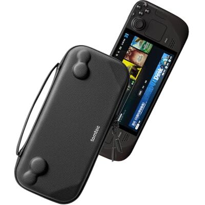 tomtoc Steam Deck&Oled console harde hoes, draagtas Schokbestendige bescherming rondom, accessoireopslag, compact ontwerp, gemakkelijk mee te nemen voor onderweg en op reis tomtoc Steam Deck&Oled console harde hoes, draagtas Schokbestendige bescherming rondom, accessoireopslag, compact ontwerp, gemakkelijk mee te nemen voor onderweg en op reis