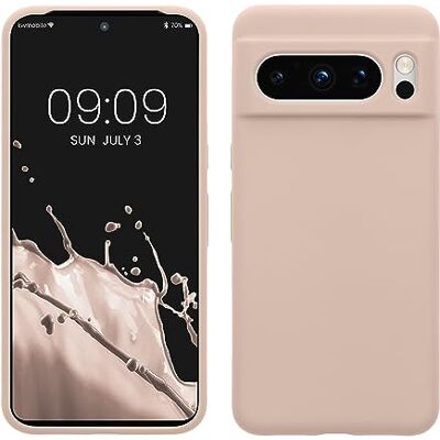 kwmobile Hoes compatibel met Google Pixel 8 Pro hoes Zachte TPU siliconen telefoonhoes Coconut Swirl kwmobile Hoes compatibel met Google Pixel 8 Pro hoes Zachte TPU siliconen telefoonhoes Coconut Swirl