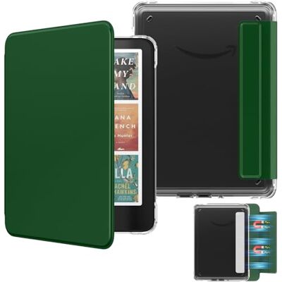 MoKo Magnetische hoes voor 7" e-reader 12e generatie & Colorsoft, bladgroen Afneembare, ultraheldere achterkant, krasbestendig, lichte hoes, automatisch wake/slapen MoKo Magnetische hoes voor 7" e-reader 12e generatie & Colorsoft, bladgroen Afneembare, ultraheldere achterkant, krasbestendig, lichte hoes, automatisch wake/slapen