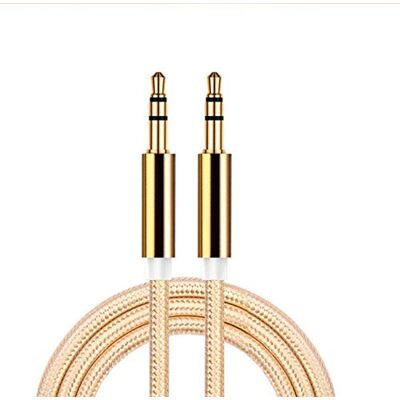 Shot Case Kabel voor Xiaomi Mi 9 smartphone auto muziek audio dual jack 3,5 mm universeel (goud) Shot Case Kabel voor Xiaomi Mi 9 smartphone auto muziek audio dual jack 3,5 mm universeel (goud)