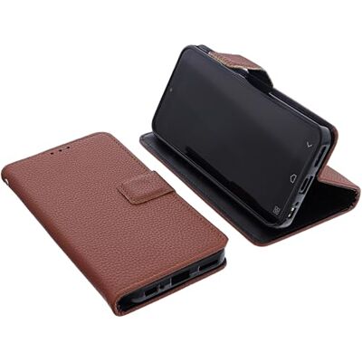 foto-kontor Flip Case Cover Compatibel met Emporia Smart 7 Lite / 7 Mini / ME7 Bruin foto-kontor Flip Case Cover Compatibel met Emporia Smart 7 Lite / 7 Mini / ME7 Bruin