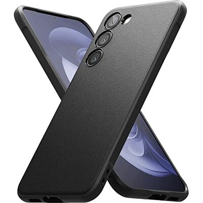 Ringke Hoesje voor Samsung Galaxy S23 Case, Onyx, zwart Schokabsorberende bescherming, ultradun, flexibele achterkant, zachte bumper, antislip, krasbestendig, anti-vergeling Ringke Hoesje voor Samsung Galaxy S23 Case, Onyx, zwart Schokabsorberende bescherming, ultradun, flexibele achterkant, zachte bumper, antislip, krasbestendig, anti-vergeling