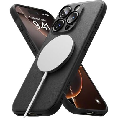 Ringke iPhone 16 Pro Case Hoesje Onyx Magnetisch Zwart Schokbestendig, magnetisch, ultradun, flexibele achterkant, zachte bumper, schokbestendig, absorberend, antislip Ringke iPhone 16 Pro Case Hoesje Onyx Magnetisch Zwart Schokbestendig, magnetisch, ultradun, flexibele achterkant, zachte bumper, schokbestendig, absorberend, antislip