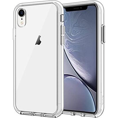 JETech Hoesje voor iPhone XR 6,1 Inch, Anti-Vergeling Schokabsorptie Transparant Bumper Case, Anti Krasvrije Doorzichtig Achterkant (Transparant) Anti-Jaunissement, Antichoc, Dos PC Rigide Résistant aux Rayures, Étui Housse Bumper en TPU Transparent Dur JETech Hoesje voor iPhone XR 6,1 Inch, Anti-Vergeling Schokabsorptie Transparant Bumper Case, Anti Krasvrije Doorzichtig Achterkant (Transparant) Anti-Jaunissement, Antichoc, Dos PC Rigide Résistant aux Rayures, Étui Housse Bumper en TPU Transparent Dur