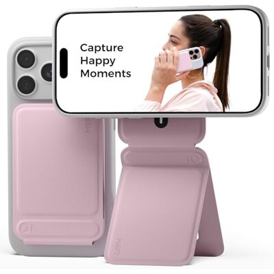 MOFT iPhone telefoon statief multi-hoek iPhone standaard lichtgewicht draagbare telefoonhouder sterke magneten veganistisch leer reisbenodigdheden poederroze (zonder sleuf voor MOFT iPhone telefoon statief multi-hoek iPhone standaard lichtgewicht draagbare telefoonhouder sterke magneten veganistisch leer reisbenodigdheden poederroze (zonder sleuf voor