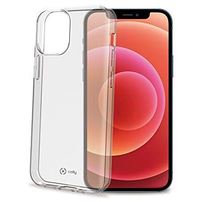 Celly Duidelijke hoes voor iPhone 12/12 Pro, Gelskin TPU siliconen beschermhoes anti-kras schokbestendig Celly Duidelijke hoes voor iPhone 12/12 Pro, Gelskin TPU siliconen beschermhoes anti-kras schokbestendig