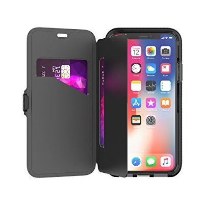 tech21 Evo Wallet iPhone X hoesje zwart tech21 Evo Wallet iPhone X hoesje zwart