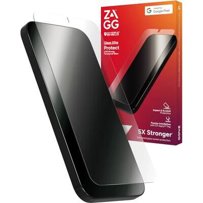 ZAGG InvisibleShield Glass Elite displaybeschermfolie voor Google Pixel 8a, schokbestendig, krasbestendig, vuilafstotend, transparant ZAGG InvisibleShield Glass Elite displaybeschermfolie voor Google Pixel 8a, schokbestendig, krasbestendig, vuilafstotend, transparant
