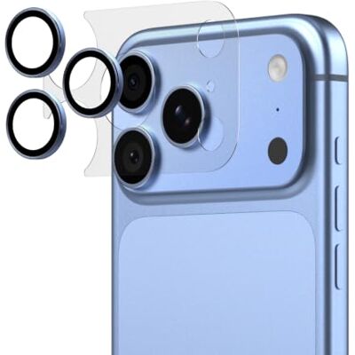 RhinoShield Fotolensbeschermer voor iPhone 18 Pro Max Lensbeschermers en fotoblok inbegrepen, volledige afdekking, krasbestendig, uitlijningsgereedschap inbegrepen RhinoShield Fotolensbeschermer voor iPhone 18 Pro Max Lensbeschermers en fotoblok inbegrepen, volledige afdekking, krasbestendig, uitlijningsgereedschap inbegrepen