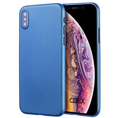 doupi iPhone XS (iPhone 10S) 5,8 inch Ultra Slim Matt Beschermhoesje Case Cover Tas Case Cover Cover Case Blue Design doupi iPhone XS (iPhone 10S) 5,8 inch Ultra Slim Matt Beschermhoesje Case Cover Tas Case Cover Cover Case Blue Design