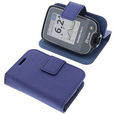 foto-kontor Telefoonhoesje compatibel met Abbott Freestyle Libre 3 Boekstijl Blauw foto-kontor Telefoonhoesje compatibel met Abbott Freestyle Libre 3 Boekstijl Blauw