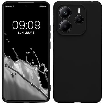 kwmobile Hoesje compatibel met Xiaomi Redmi Note 14 5G (niet voor 4G) hoes TPU telefoonhoes met camerabescherming mat zwart kwmobile Hoesje compatibel met Xiaomi Redmi Note 14 5G (niet voor 4G) hoes TPU telefoonhoes met camerabescherming mat zwart