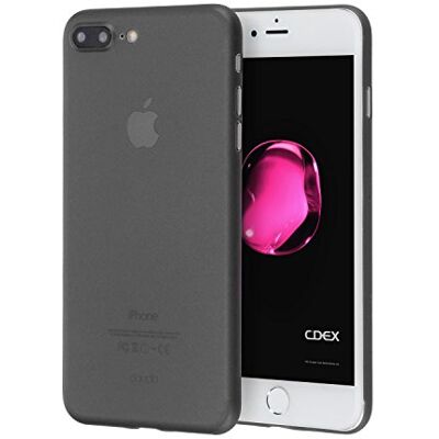 doupi UltraSlim beschermhoes compatibel met iPhone 8 Plus / 7 Plus (5,5 inch), dun, mat, ultradun en ultralicht, bumper cover, zwart doupi UltraSlim beschermhoes compatibel met iPhone 8 Plus / 7 Plus (5,5 inch), dun, mat, ultradun en ultralicht, bumper cover, zwart