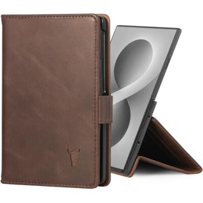 TORRO Beschermhoes compatibel met Samsung Galaxy Z Fold8 2026, portemonnee van echt leer met standaard en kaartvakken (donkerbruin) TORRO Beschermhoes compatibel met Samsung Galaxy Z Fold8 2026, portemonnee van echt leer met standaard en kaartvakken (donkerbruin)