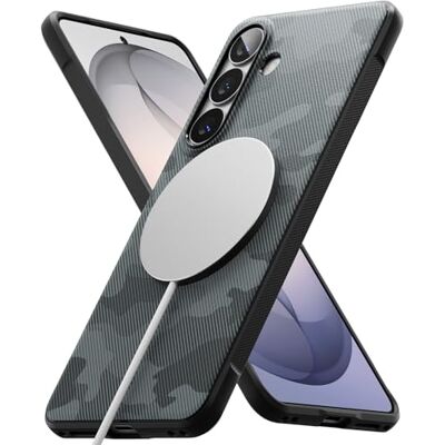 Ringke Beschermhoes voor Samsung Galaxy S26 Case Onyx Magnetic Camo Zwart Schokbestendig, magnetisch, ultradun, flexibele achterkant, zachte bumper, schokbestendig, absorberend, antislip Ringke Beschermhoes voor Samsung Galaxy S26 Case Onyx Magnetic Camo Zwart Schokbestendig, magnetisch, ultradun, flexibele achterkant, zachte bumper, schokbestendig, absorberend, antislip