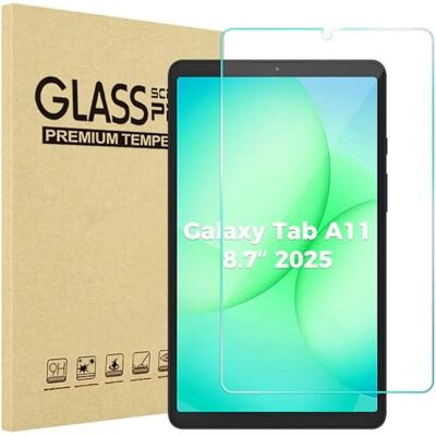 ProCase 1 x 9H gehard glas displaybeschermfolie voor Galaxy Tab A9 8,7 inch 2023 (SM-X110/SM-X115), 9H gehard glas displaybeschermfolie voor Galaxy Tab A9 8 inch, transparant ProCase 1 x 9H gehard glas displaybeschermfolie voor Galaxy Tab A9 8,7 inch 2023 (SM-X110/SM-X115), 9H gehard glas displaybeschermfolie voor Galaxy Tab A9 8 inch, transparant