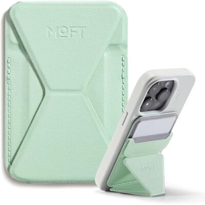 MOFT MagSafe Portemonneehouder voor iPhone 17/16/15/14/13/12, compatibel met MagSafe, veganistisch leer, magnetische telefoonhouder met 3 kijkhoeken, 2 kaarthouders MOFT MagSafe Portemonneehouder voor iPhone 17/16/15/14/13/12, compatibel met MagSafe, veganistisch leer, magnetische telefoonhouder met 3 kijkhoeken, 2 kaarthouders