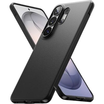 Ringke Hoesje voor Samsung Galaxy S26 Ultra Case Onyx Zwart Schokabsorberende bescherming, ultradun, flexibele achterkant, zachte bumper, antislip, krasbestendig, anti-vergeling Ringke Hoesje voor Samsung Galaxy S26 Ultra Case Onyx Zwart Schokabsorberende bescherming, ultradun, flexibele achterkant, zachte bumper, antislip, krasbestendig, anti-vergeling